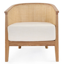 Lenylle Oak Wood Tub Chair